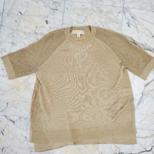 Michael Kors gold mesh sweater